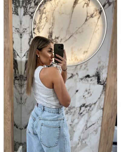 Bokserka Wiosna By o la la...! szary melanż