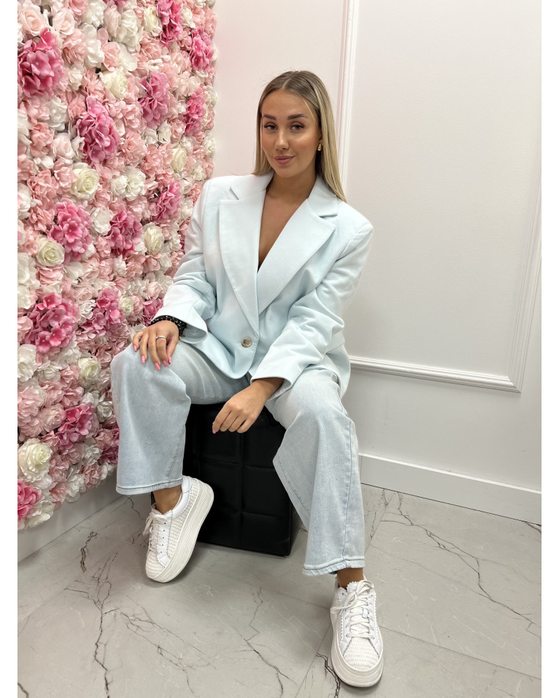 Marynarka SLAY błękitna