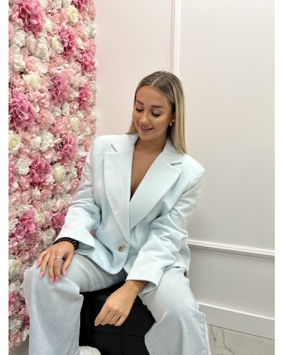 Marynarka SLAY błękitna