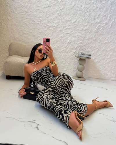 Sukienka tuba ZEBRA La Milla