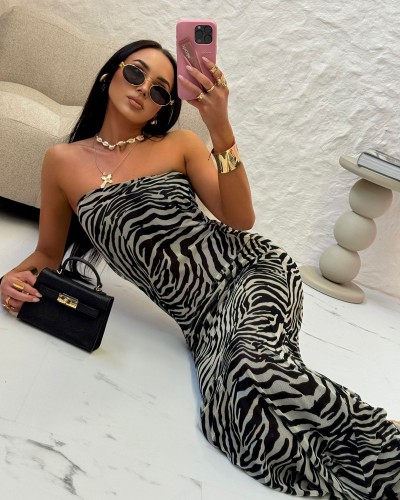Sukienka tuba ZEBRA La Milla