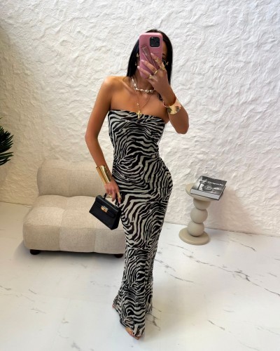 Sukienka tuba ZEBRA La Milla
