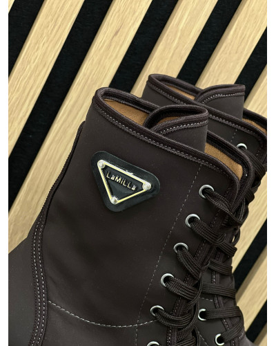 Workery materiałowe La Milla czekoladowe