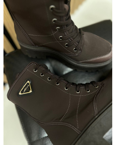 Workery materiałowe La Milla czekoladowe