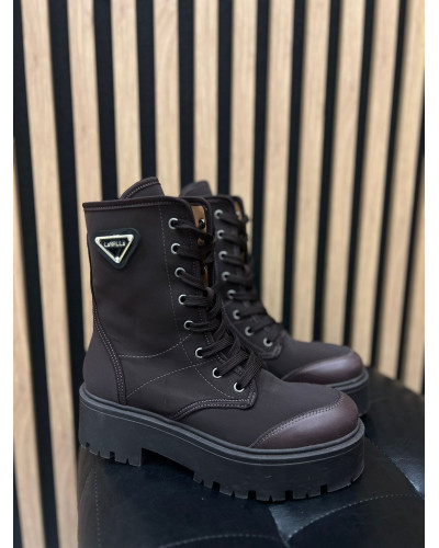 Workery materiałowe La Milla czekoladowe