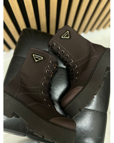 Workery materiałowe La Milla czekoladowe