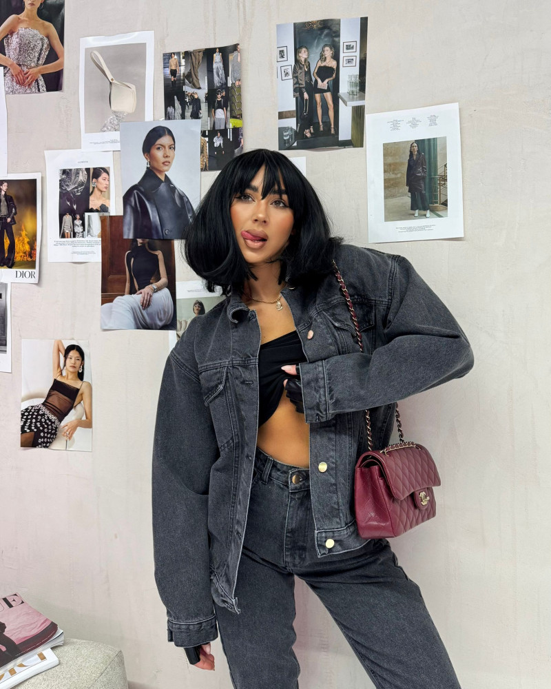 Katana jeansowa z poduszkami La Milla szara