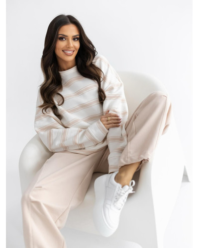 Spodnie dresowe ze stoperami By o la la...! nude