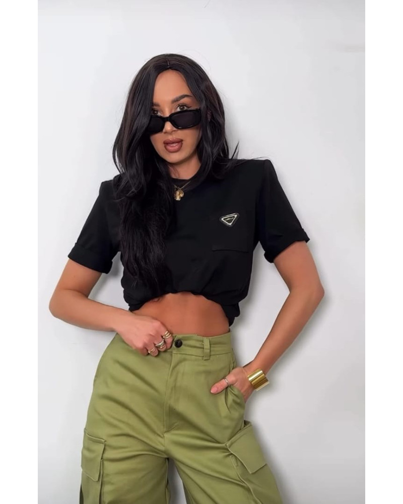 T-shirt z logo La Milla czarny