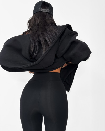 Legginsy lśniące bez zapiętek La Milla czarne