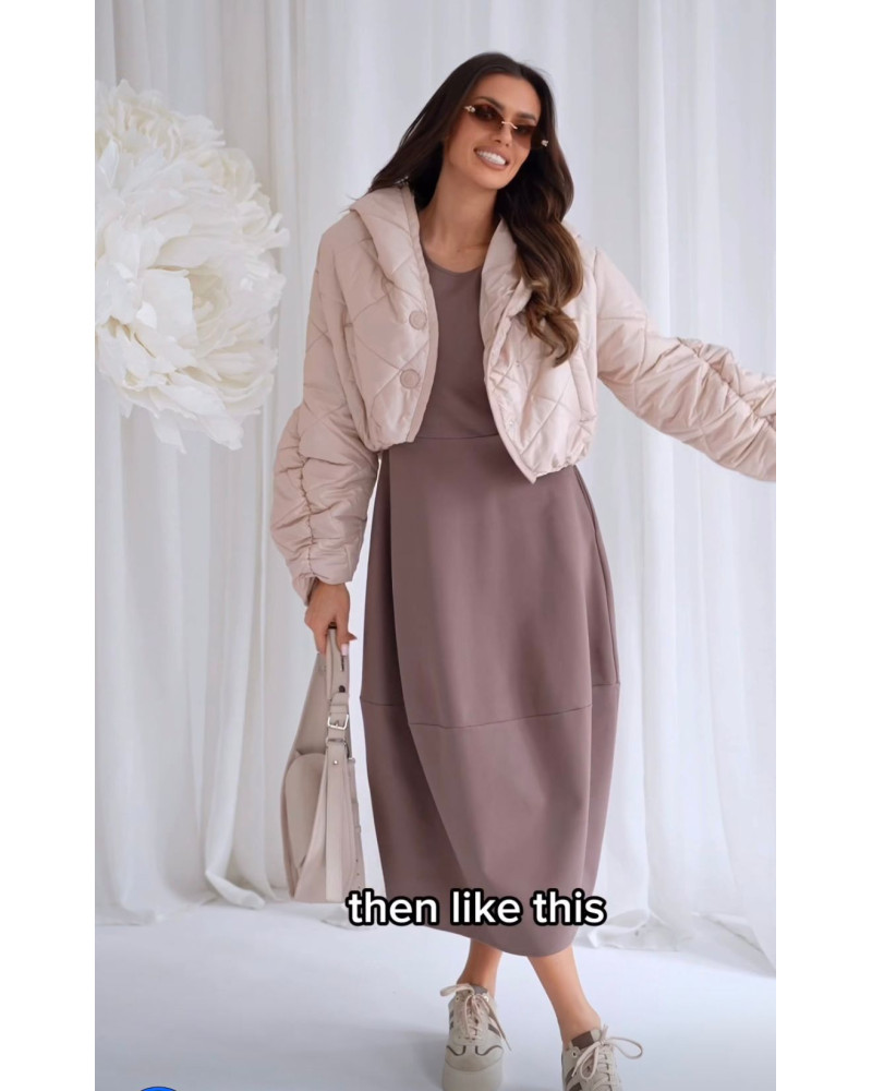 Sukienka bombka midi By o la la...! fango