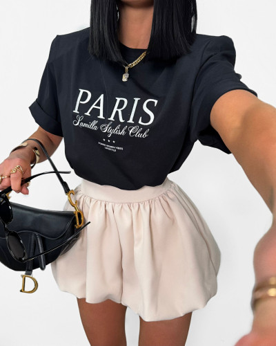 T-shirt La Milla Paris Stylish Club czarny