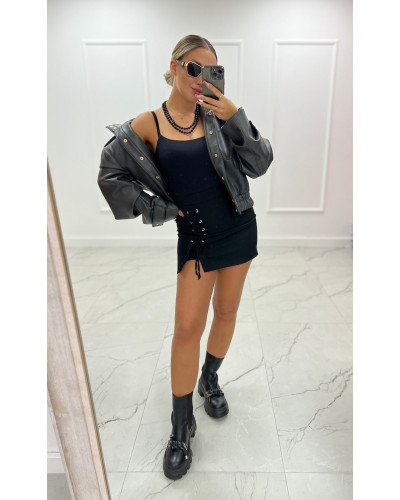 Spódnica sznurowana La Milla czarna