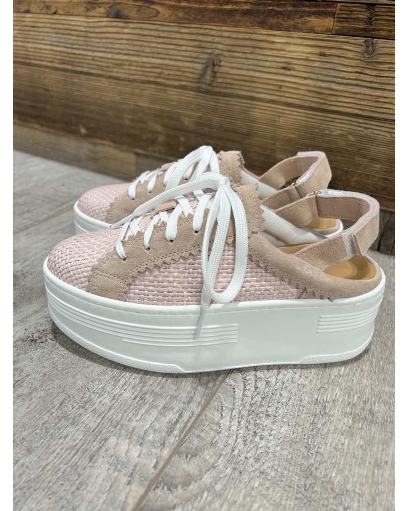 Sneakers rafa bez pięty By o la la...! różowe Sneakers rafa bez pięty By o la la...! różowe