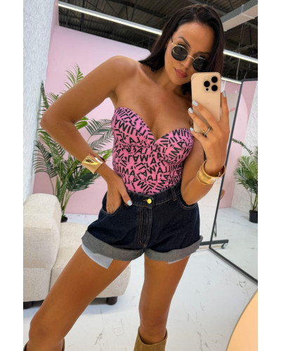 Spodenki jeansowe La Milla ciemne