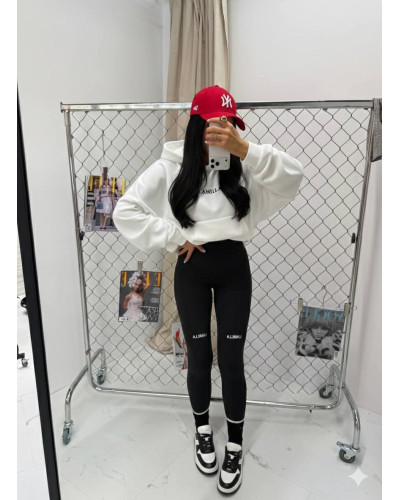 Bluza z kapturem La Milla śmietanowa