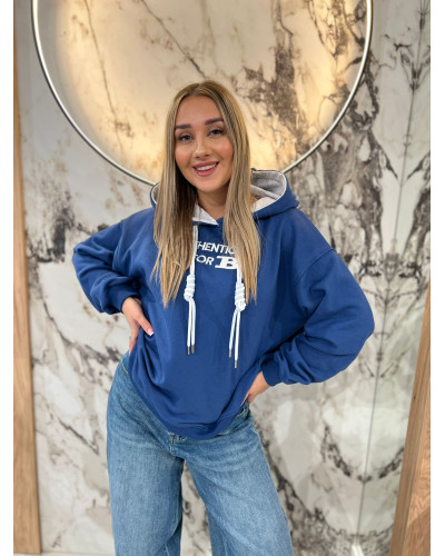 Bluza z kapturem By o la la...! denim