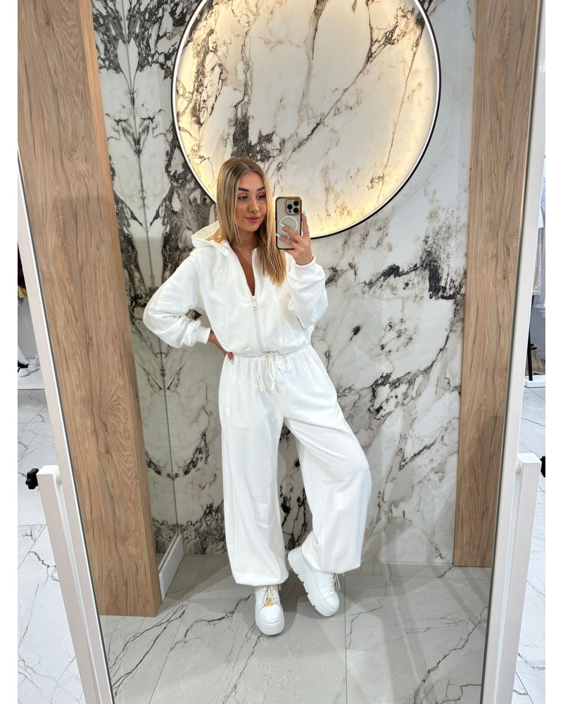 Bluza z kapturem NYC By o la la...! śmietankowa Bluza z kapturem NYC By o la la...! śmietankowa