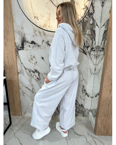 Bluza z kapturem NYC By o la la...! szara