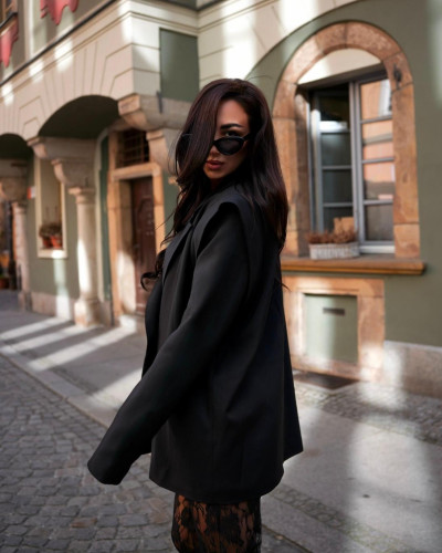 Spodnie koronkowe Nela La Milla czarne