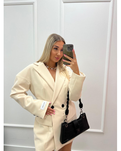 Marynarko sukienka Millagro beżowa