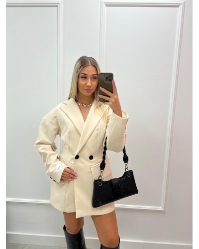 Marynarko sukienka Millagro beżowa