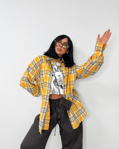 Koszula flanelowa La Milla żółta