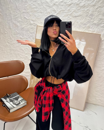 Komplet dresowy ze stoperami La Milla czarny