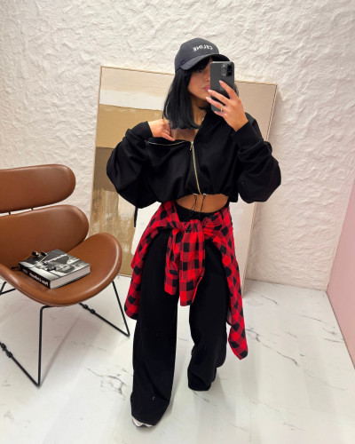 Komplet dresowy ze stoperami La Milla czarny