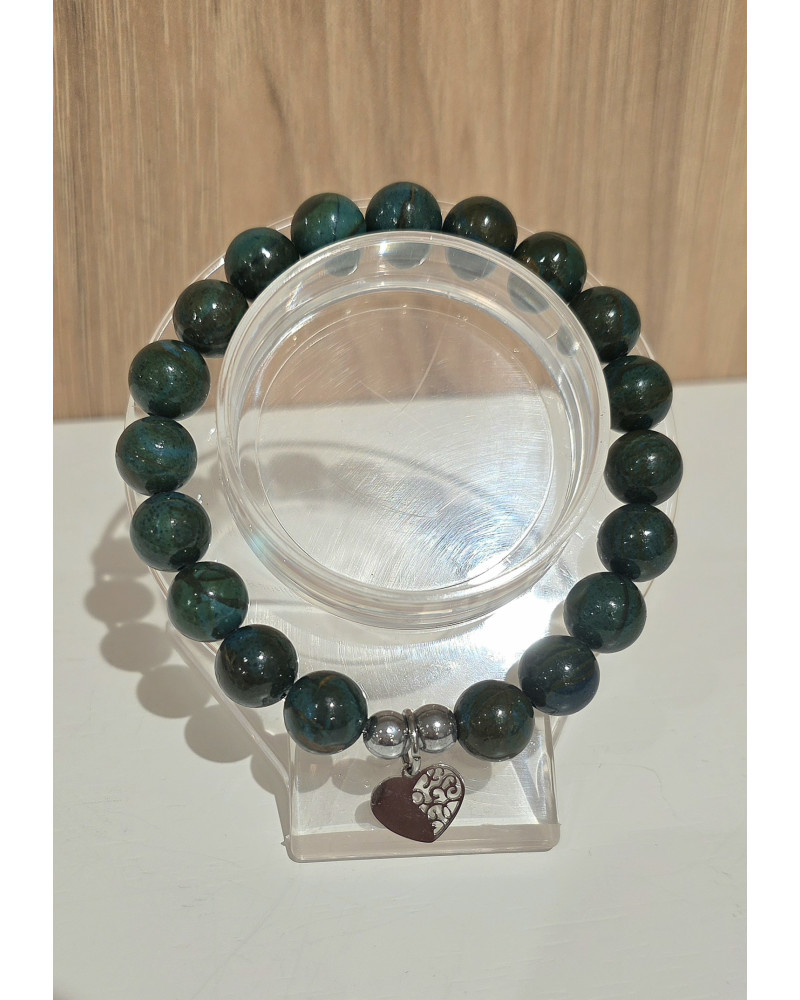 Bransoletka Persefona By o la la...! zielony marmurek