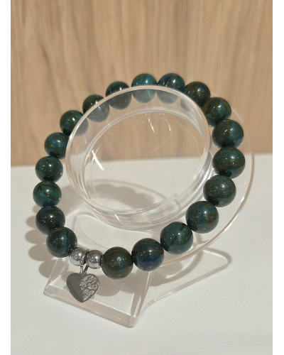 Bransoletka Persefona By o la la...! zielony marmurek