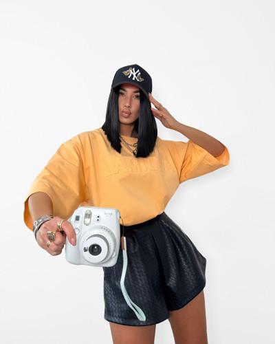 T-shirt oversize La Milla pomarańczowy