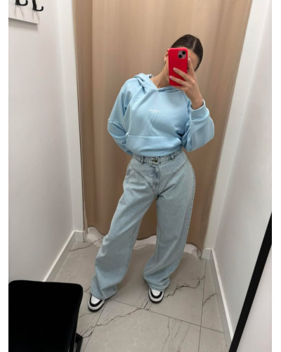 Spodnie jeansowe stringi La Milla jasne