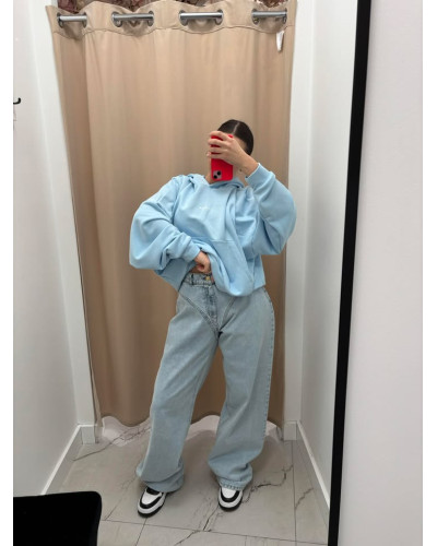 Spodnie jeansowe stringi La Milla jasne