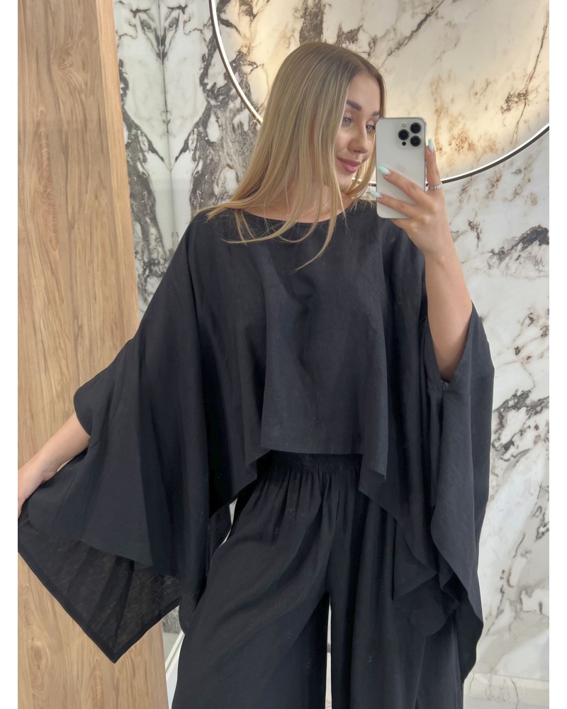 Bluzka kimono By o la la...! czarna Bluzka kimono By o la la...! czarna