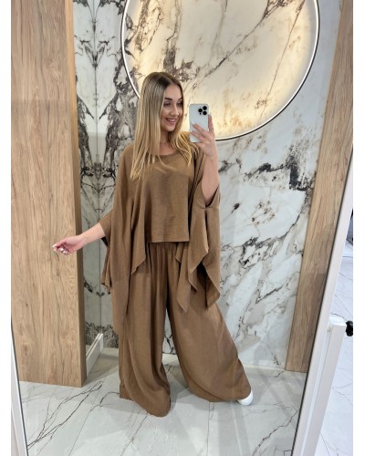 Bluzka kimono  By o la la...! czekoladowa