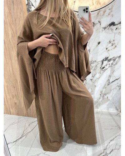 Bluzka kimono  By o la la...! czekoladowa
