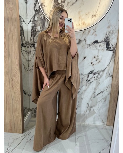 Bluzka kimono  By o la la...! czekoladowa