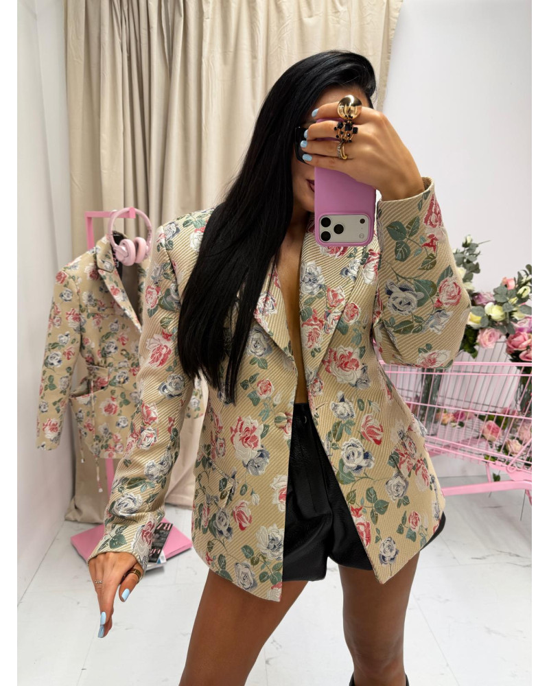 Marynarka w kwiaty La Milla