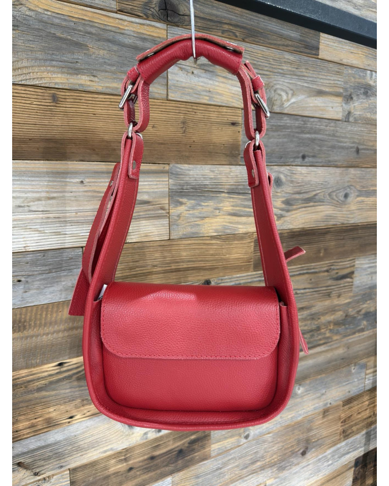 Torebka z regulowanym paskiem By o la la...! red kiss