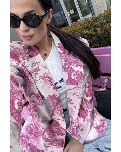 Marynarka w stylu DIOR La Milla różowa