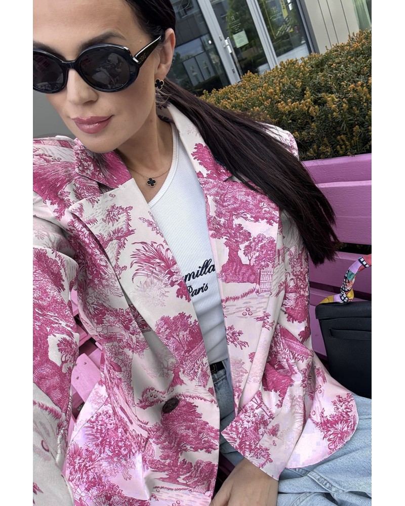 Marynarka w stylu DIOR La Milla różowa Marynarka w stylu DIOR La Milla różowa