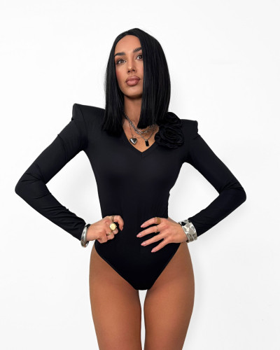 Body z różami La Milla czarne