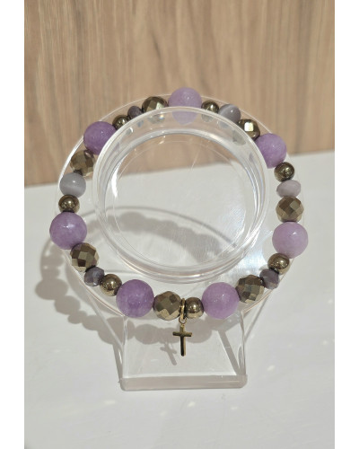 Bransoletka Ina By o la la..! liliowa