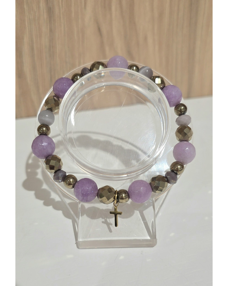 Bransoletka Ina By o la la..! liliowa