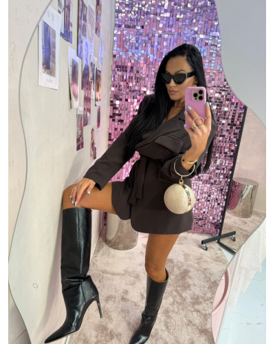 Marynarka sukienka La Milla czekoladowa