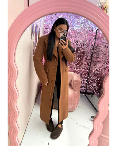 Płaszcz z guzikami La Milla camel