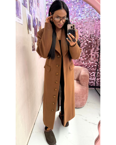 Płaszcz z guzikami La Milla camel