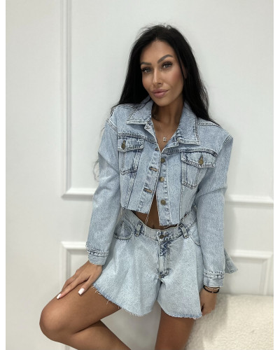 Katana krótka jeansowa La Milla