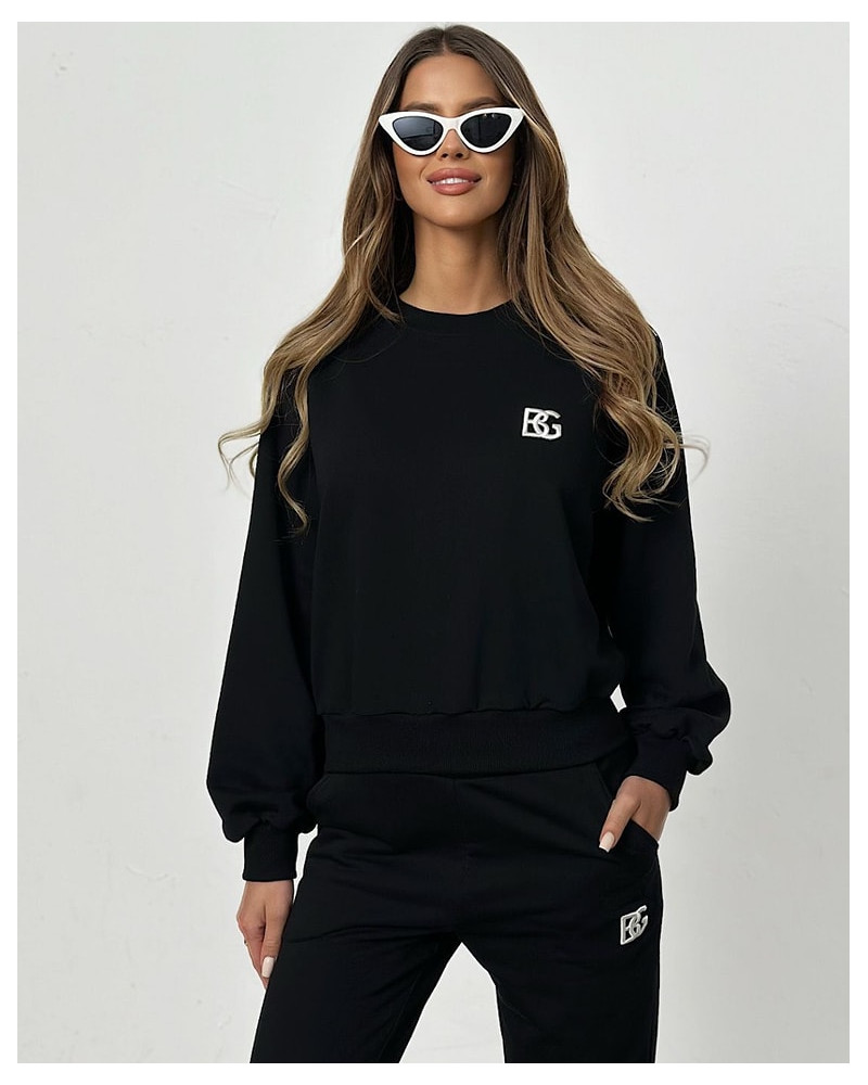 Bluza z logo Brandenburg czarna